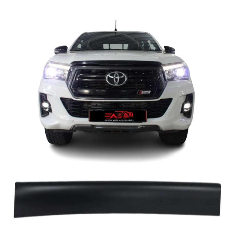 Toyota Hilux Matt Black bonnet guard 2016+