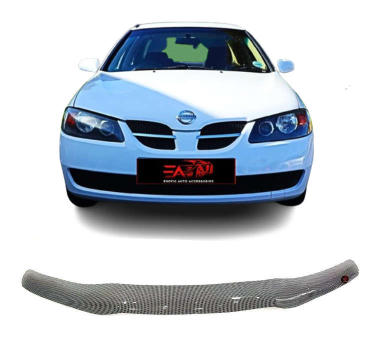 Nissan Almera carbon bonnet guard 2001-2010