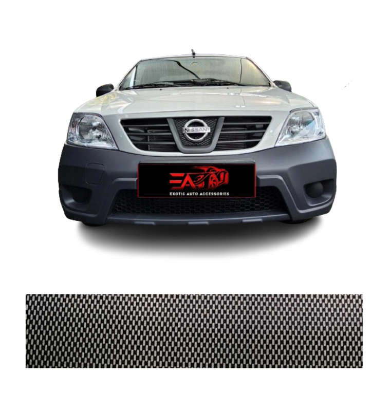 Nissan NP200 carbon bonnet guard