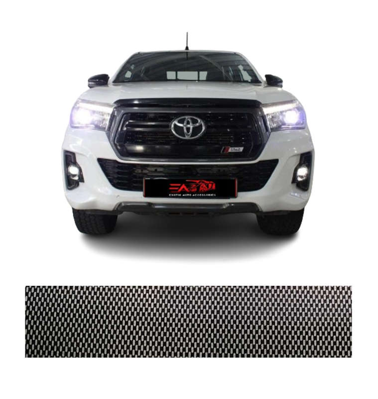 Toyota Hilux carbon bonnet guard 2016+