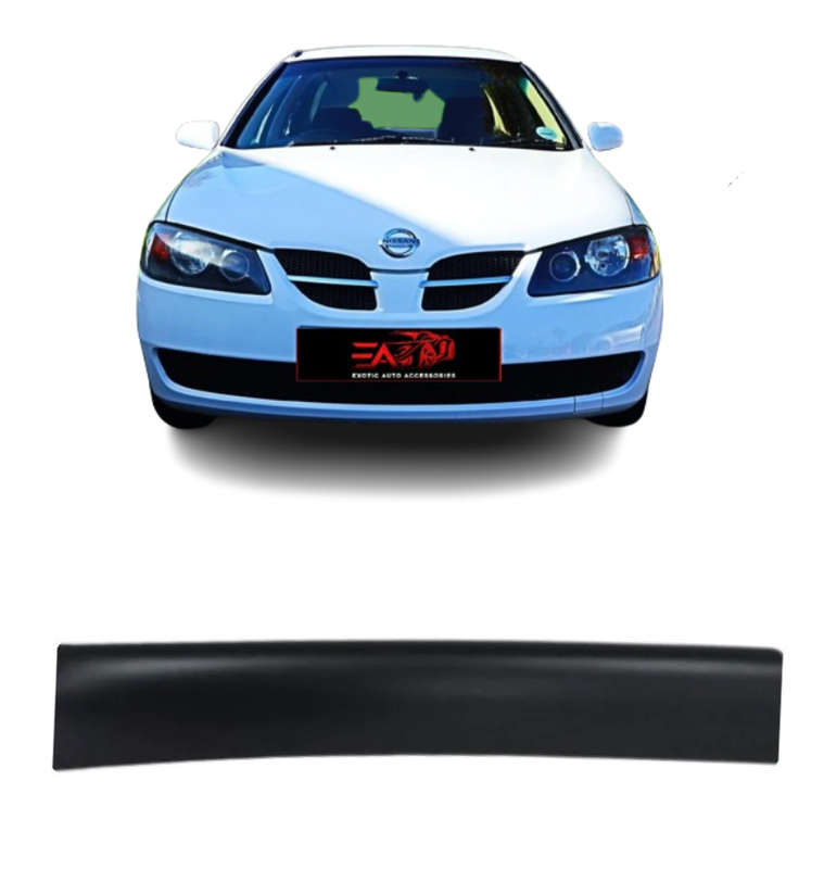Nissan Almera Matt Black bonnet guard 2001-2010