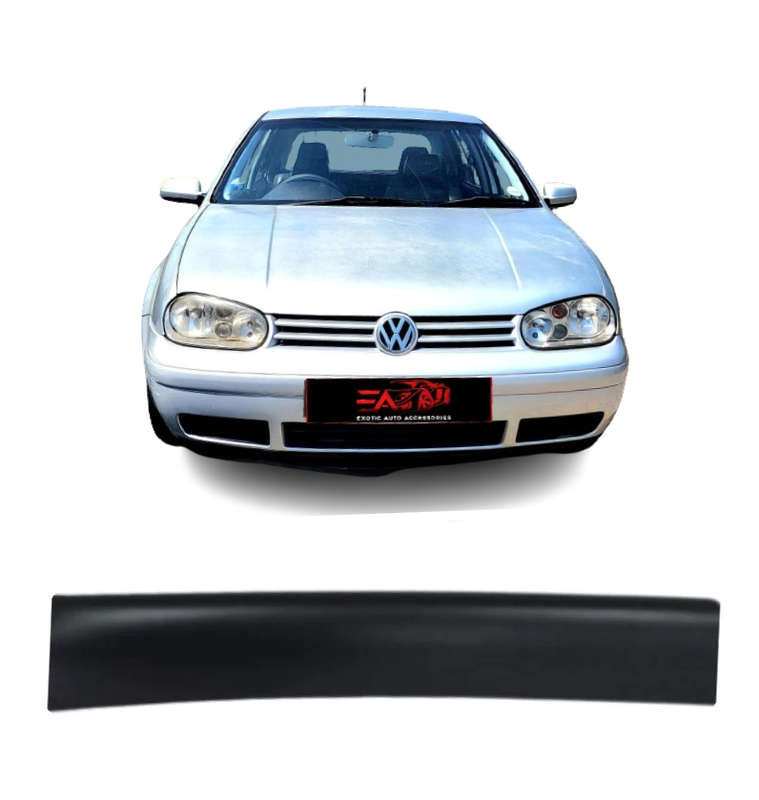 Golf 4 Matt Black bonnet guard