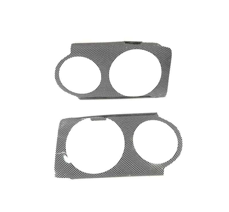Golf 1 carbon Headlight Shields
