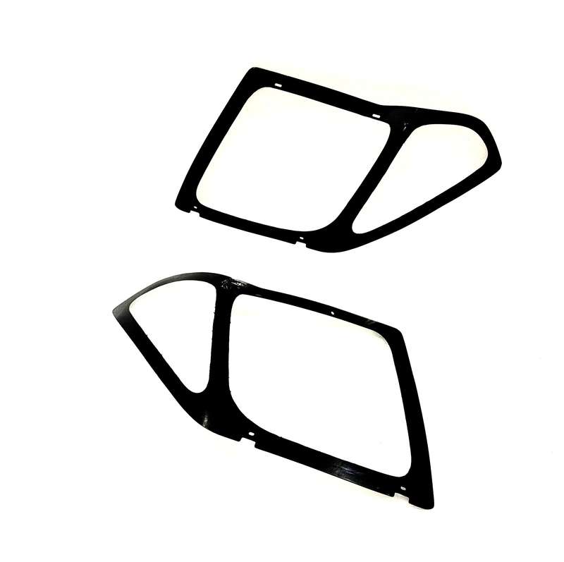 Navara 04-12 Gloss Black Headlight shields
