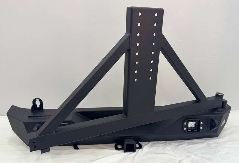 Jeep Wrangler Rear Steel Bumper And Tire Carrier H/D 2007-2018