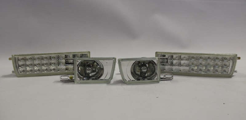 VW Golf 3 Fog light + indicator + LED glass clear 1992-1997
