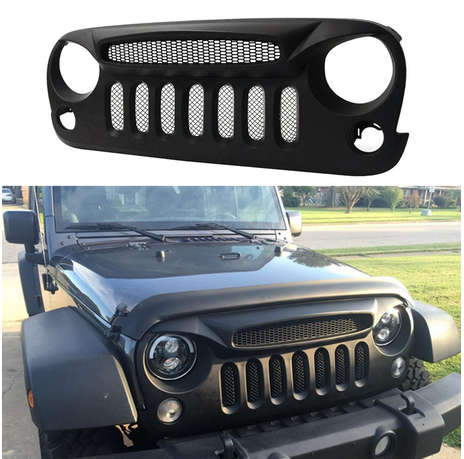Jeep Wrangler Ghost Grill 07-18