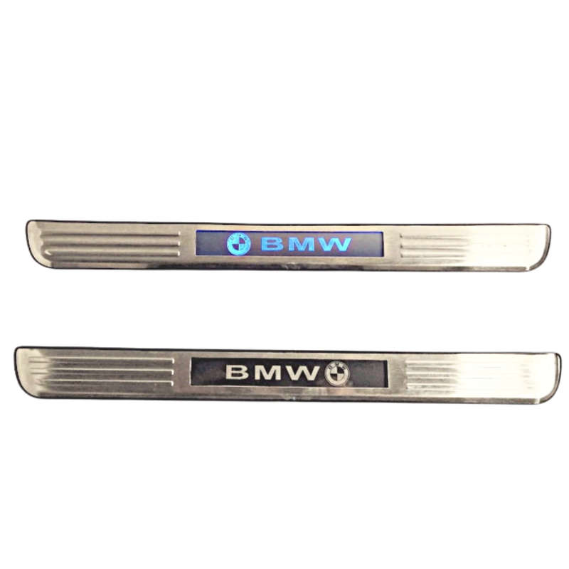 BMW wireless LED step plate set 2pc