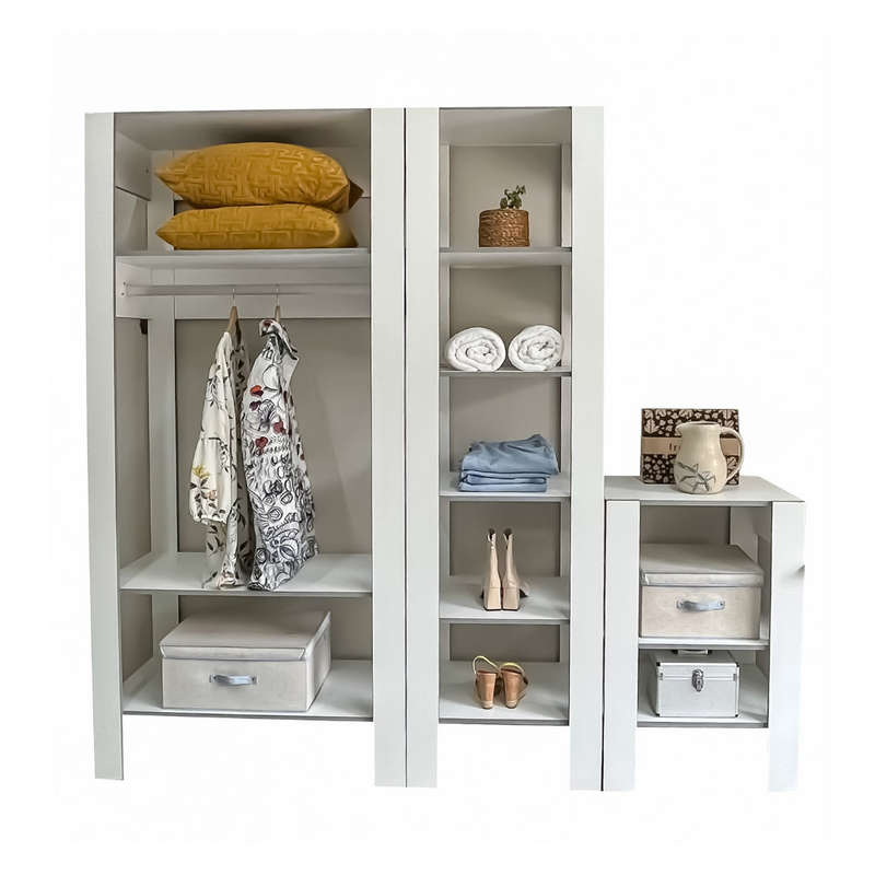Freestanding Cupboard with 5 Shelves