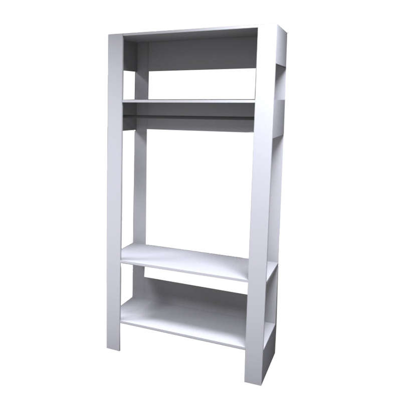 Freestanding Cupboard with Rail and Shelf