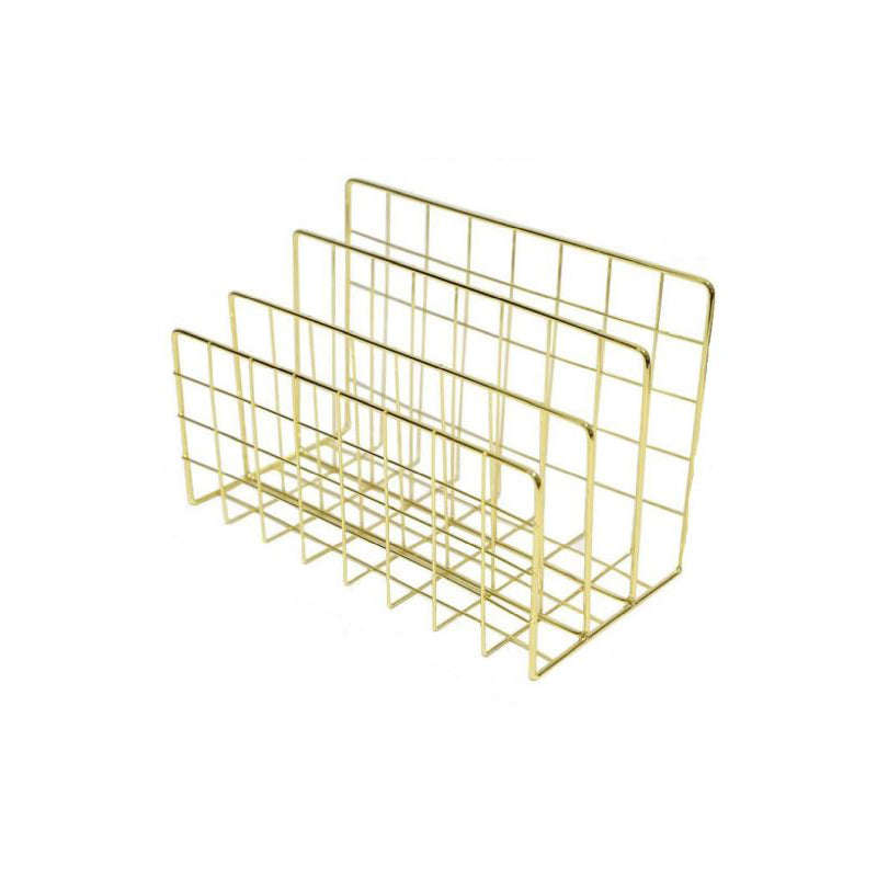 Metal Divider Stand - Gold