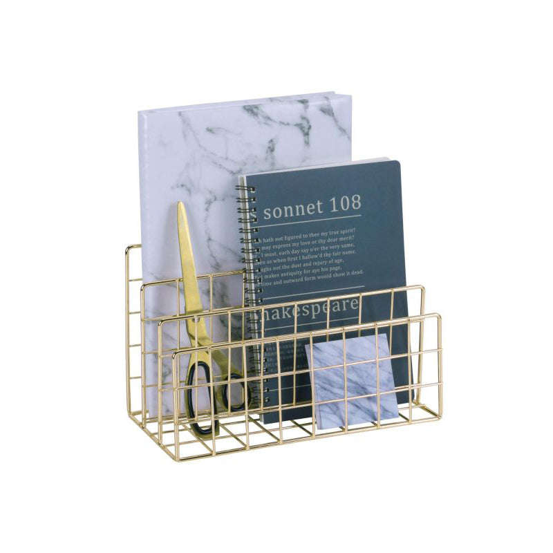 Metal Divider Stand - Gold