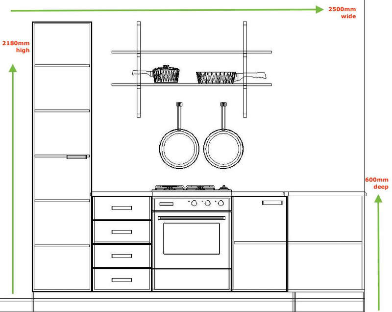 Modern Corner Tia Starter Kitchen