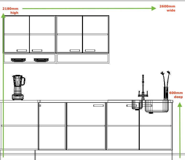 Modern Corner Tia Starter Kitchen