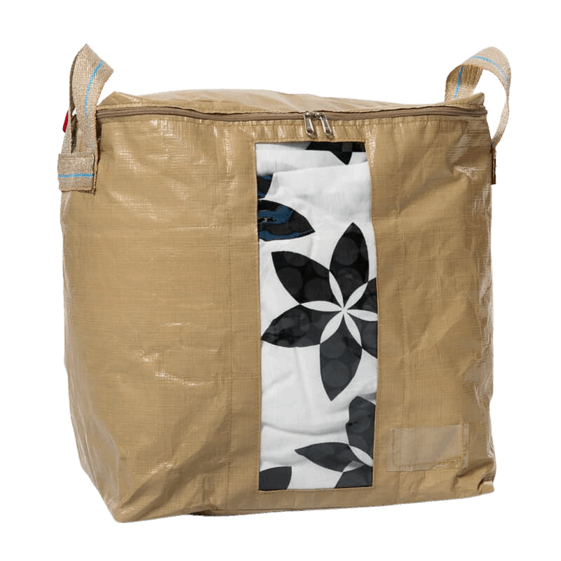 Deep Storage Bag with PVC Front Panel