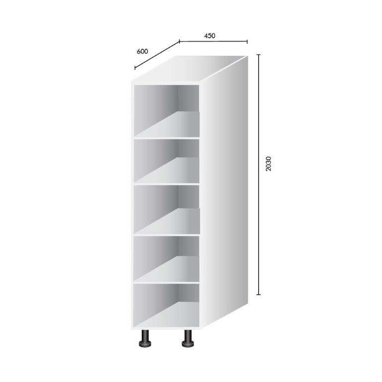 Open Shelf Grocery Cupboard