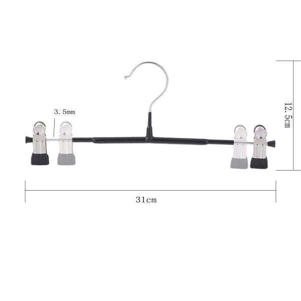 PVC Coated Metal Clip Hangers Pack