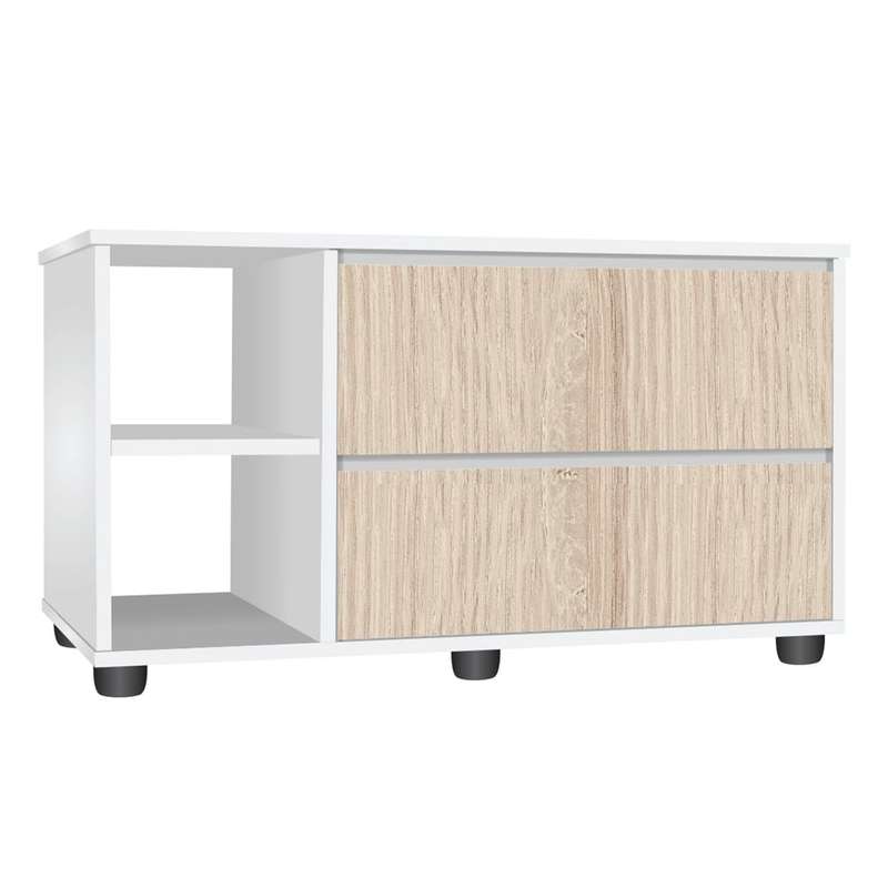 TV Unit with 2 Drawers & 2 Shelves