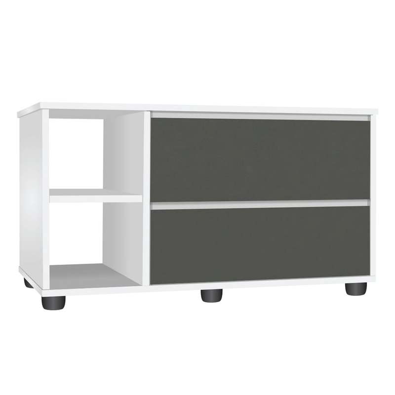 TV Unit with 2 Drawers & 2 Shelves
