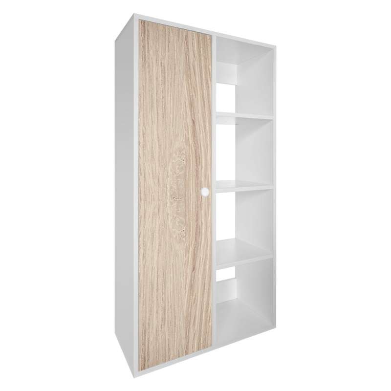 Wall-mounted Vanity Cupboard with Open Shelves