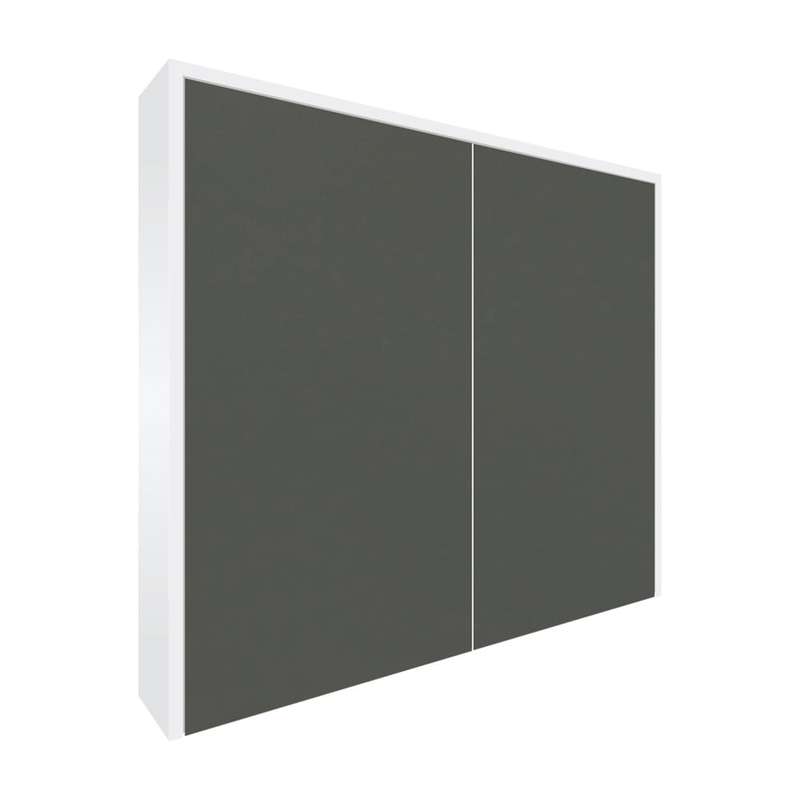 Wall-mounted Vanity with 2 Doors