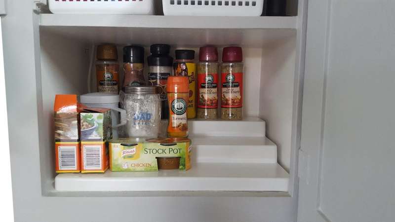 Stepped Cupboard Space Organiser