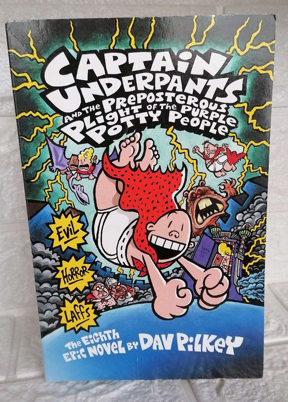 Captain Underpants and the Preposterous Plight of the Purple Potty People (Captain Underpants) (D...