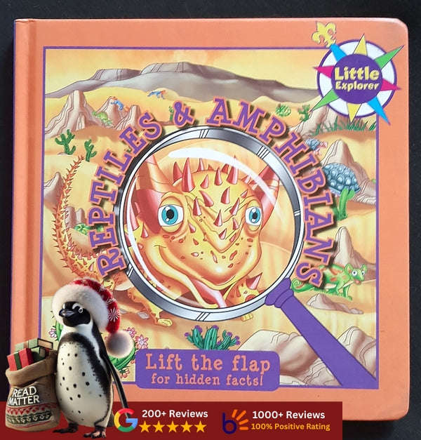 Reptiles And Amphibians (Lift The Flaps For Hidden Facts) (Hardcover, Medium)