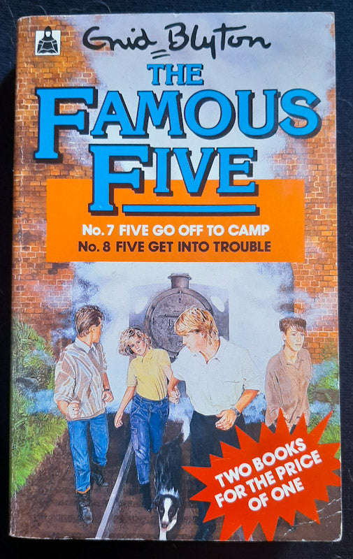 The Famous Five 2 in 1 (Five go off to camp / Give get into trouble) (Enid Blyton)