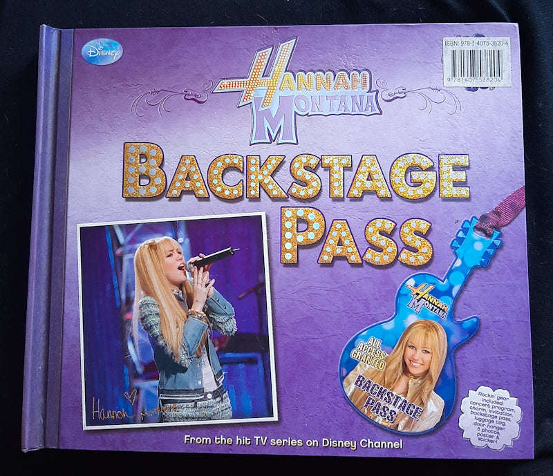 Hannah Montana Backstage Pass (Extra Large Hardcover)
