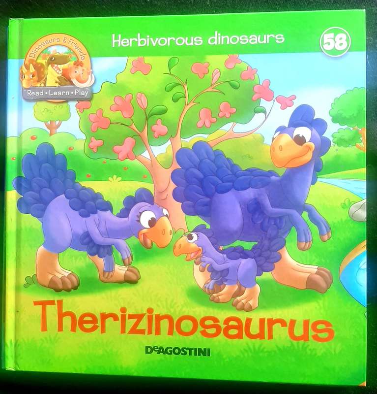 Herbivorous Dinosaurs: Therizinosaurus (Deagostini)