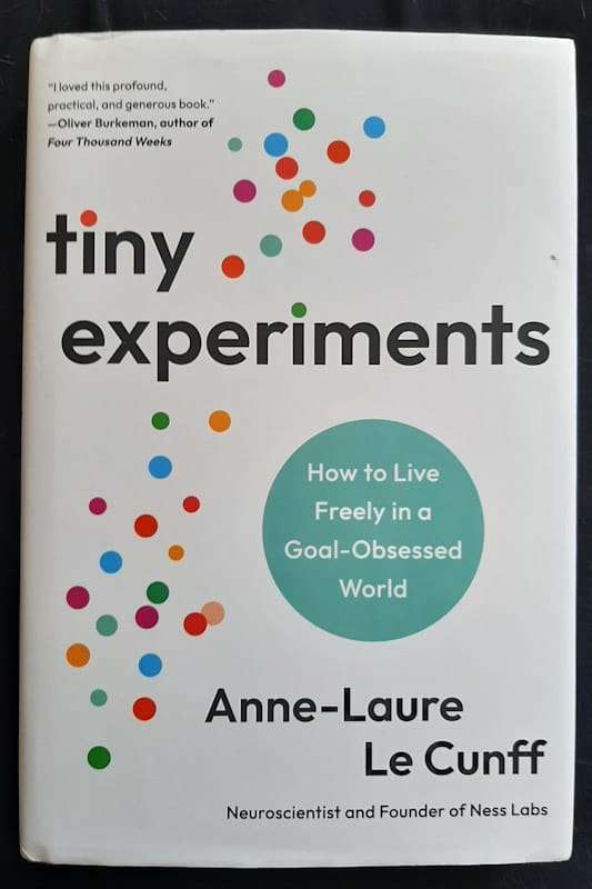 Tiny Experiments: How To Live Freely In A Goal-Obsessed World (Anne-Laure Le Cunff)