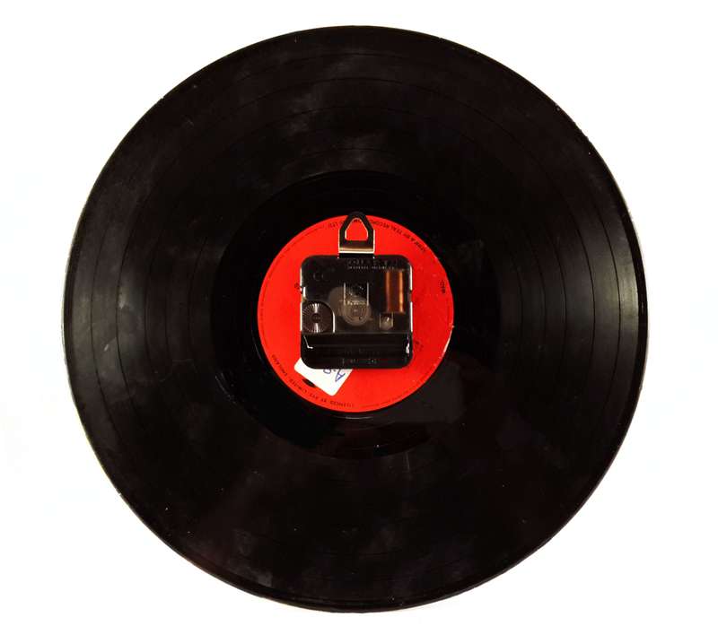 The Sharks Vinyl Clock