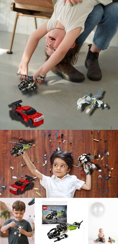 Boys Lego Polybags Bundle- Pack of 4