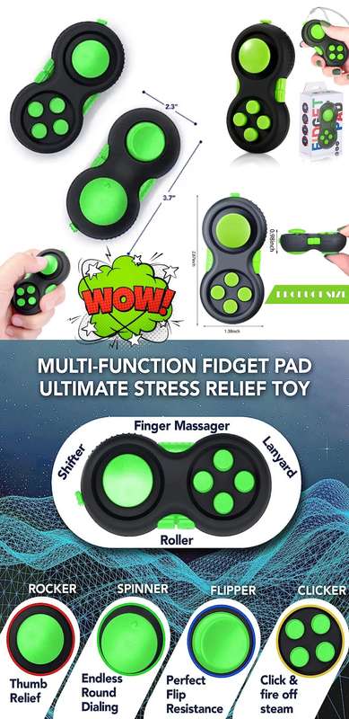 Fidget Toy - Game Controller Style Fidget Pad
