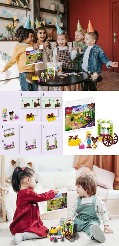 Lego Friends Flower Cart