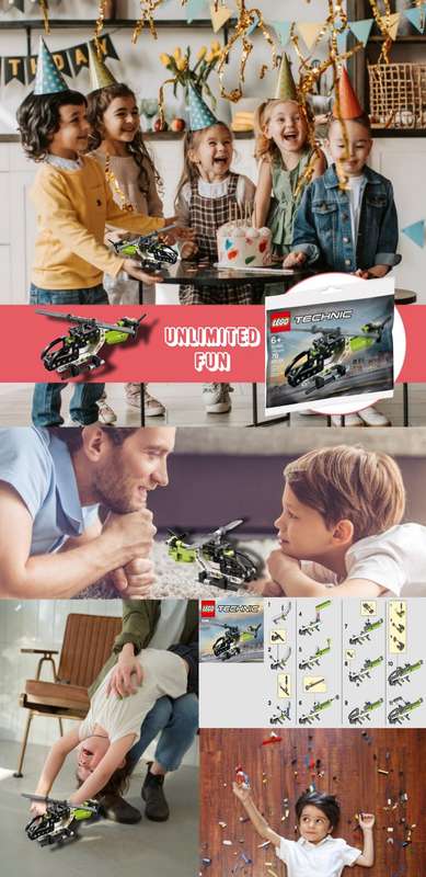 LEGO Technic Helicopter Polybag Set