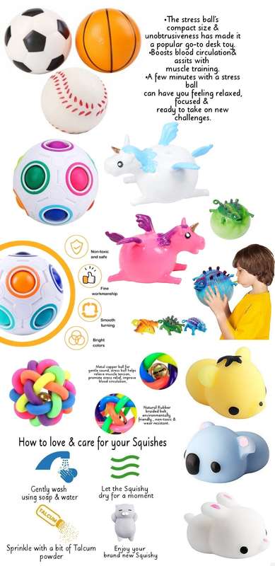 12 Piece Fun Fidget Sensory Stimulation Set