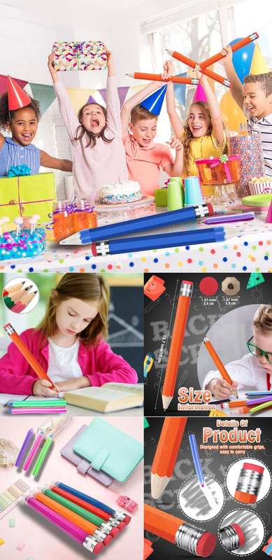 Giant Novelty 35cm Pencil and Eraser Set