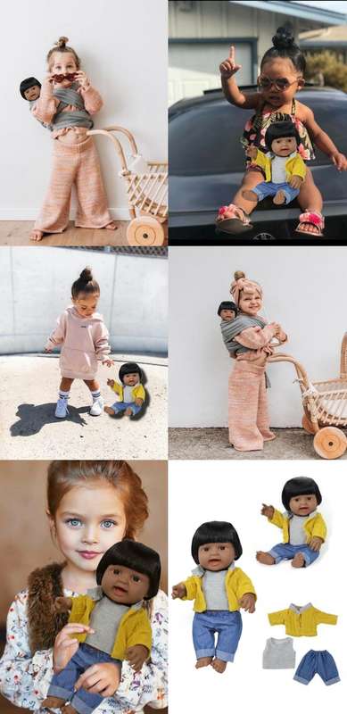 Adorable African Baby Doll with Bottle Accessory - Faith