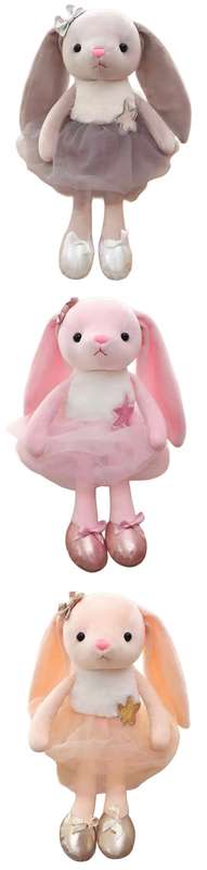 Triplet Heirloom Plush Bunnies - 3-Piece Gift Play Set