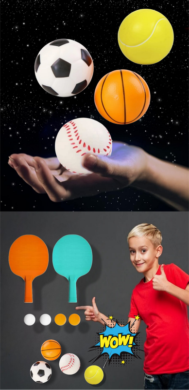 Ping Pong Play Set & Mini Sport Balls