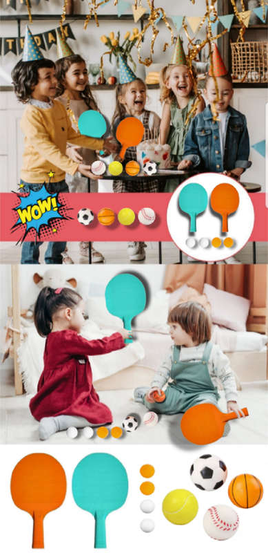 Ping Pong Play Set & Mini Sport Balls