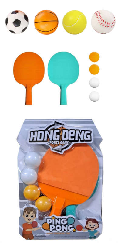 Ping Pong Play Set & Mini Sport Balls