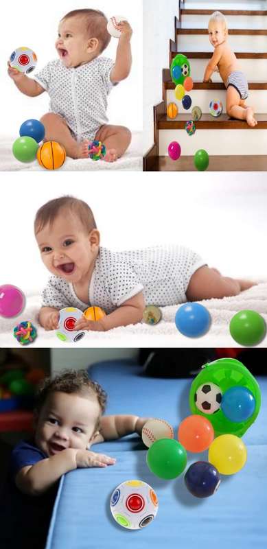 Toddler Sensory Play Ball Set - 11 Piece