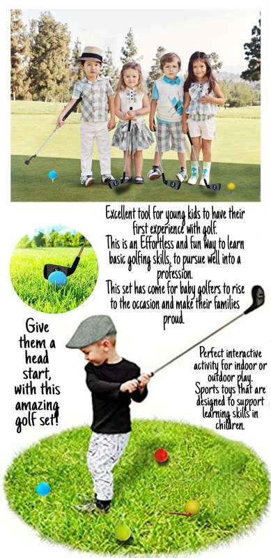 Kids Golf Sets - Bulk Pack of 5