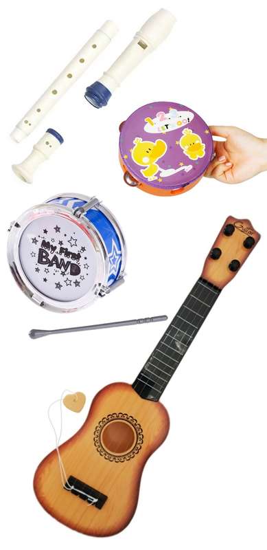 My First Little Music Band Set - Kids Toy Musical Instrument Set