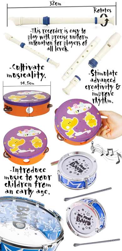 My First Little Music Band Set - Kids Toy Musical Instrument Set