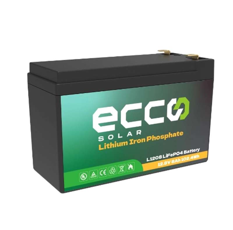 12V 8AH Ecco Lithium Li-ion Battery L1208