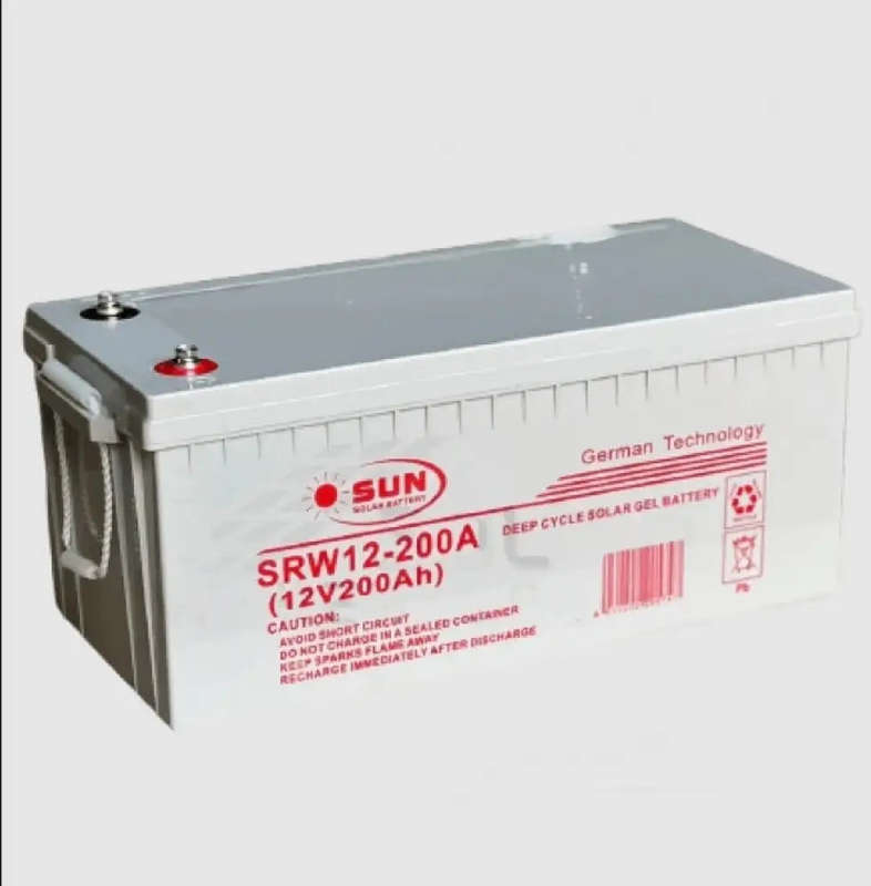 200AH 12V Deep Cycle Gel Battery Sun Solar